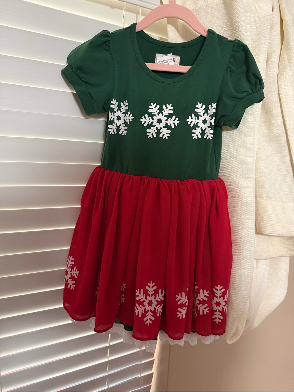 Taylor Joelle Minnie Mouse Snowflake Dress
